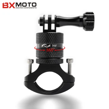 

Motorcycle Handlebar Mount CNC Aluminum Mounting 360° Bicycle Rotation Holder For Gopro Hero 7 5 6 4 3+ SJCAM Xiaoyi 4K Lite
