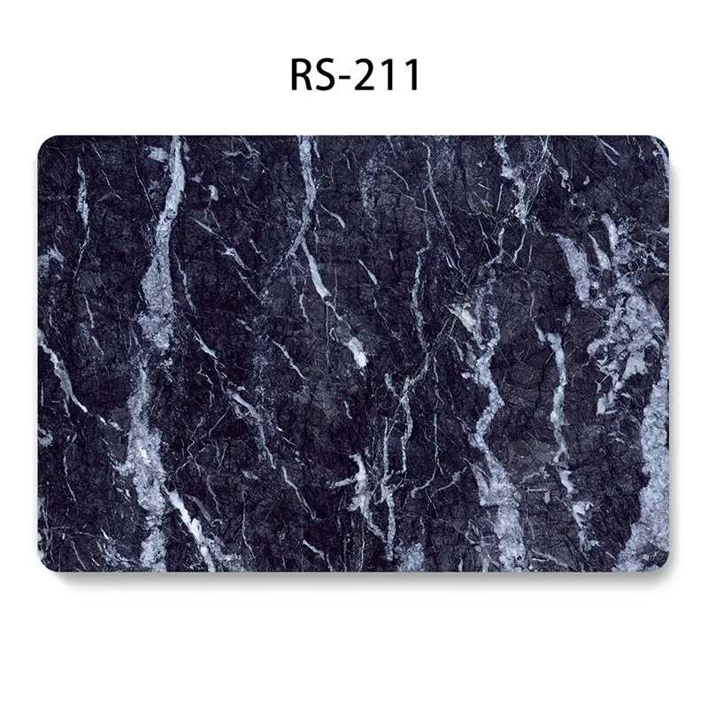Модный чехол под мрамор для MacBook Air Pro Retina 11 12 13 3 15 дюймов с сенсорной панелью