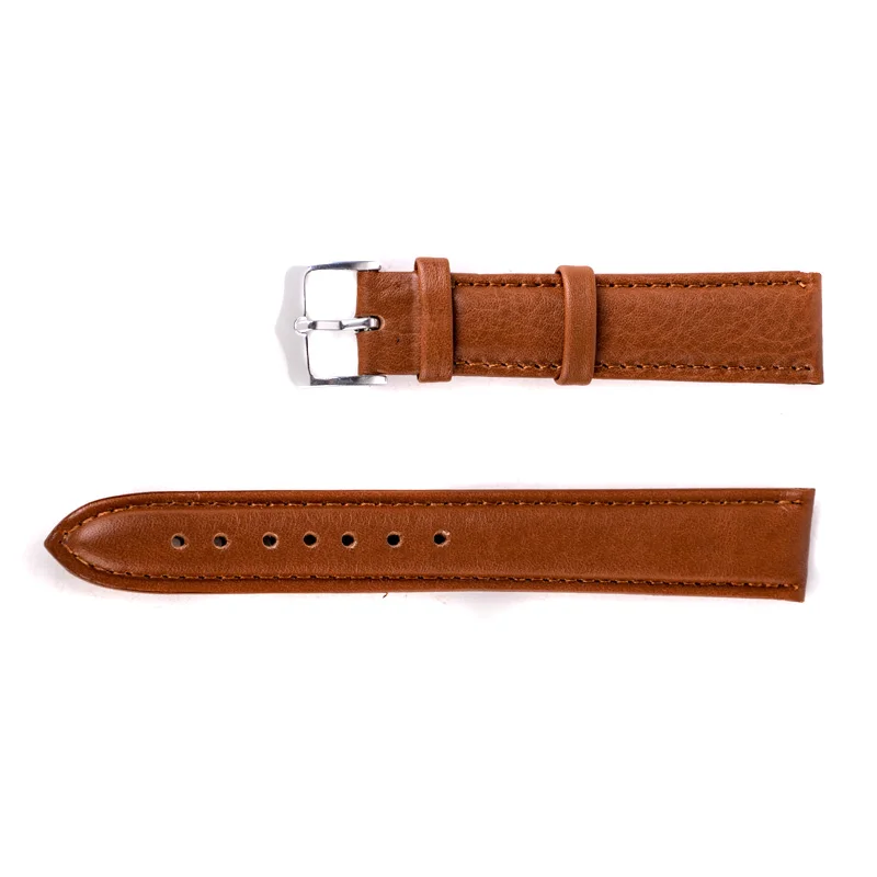 12mm/14mm/16mm/18mm/20mm/22mm/24mm Genuine Leather Watchband High Quality Unisex Sport Wrist Watch Band Strap Belt For Watch