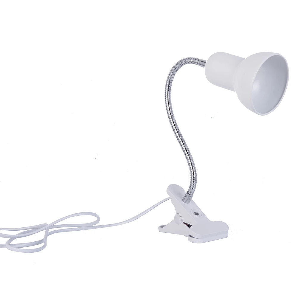 

Adjustable LED Table reading Lamp Eye Protection LED Desk working light with EURO Switch plug Clip Reading Light black/white