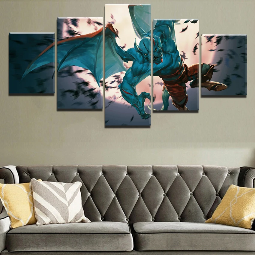 Painting Wall Art Canvas Living Room Artwork DOTA 2 Game Modern Decorative HD Print Canvas Printed