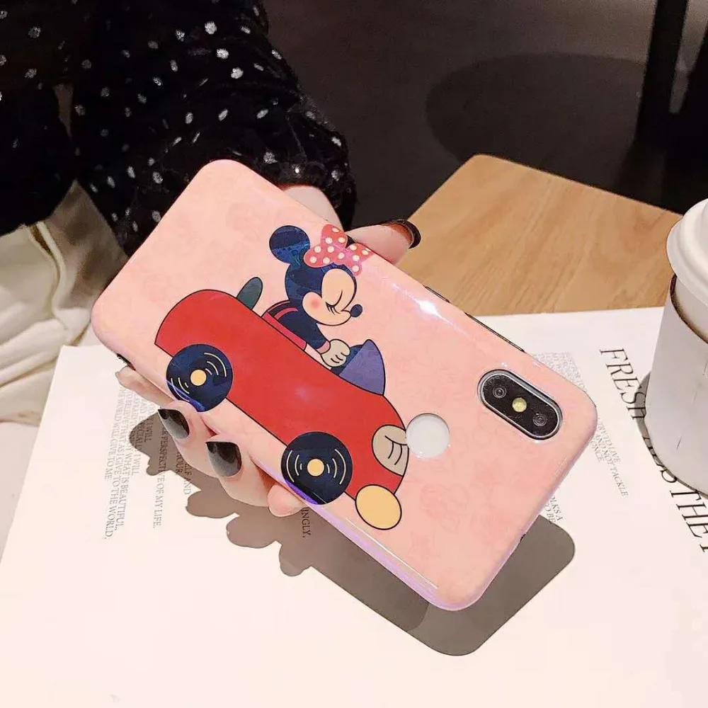 Микки и Минни Маус для samsung s8 s9 s10 s10plus чехол телефона note8 note9 задняя крышка