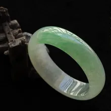 Натуральный Бирма нефритовый браслет зеленый нефритовый браслет виды льда Аква
