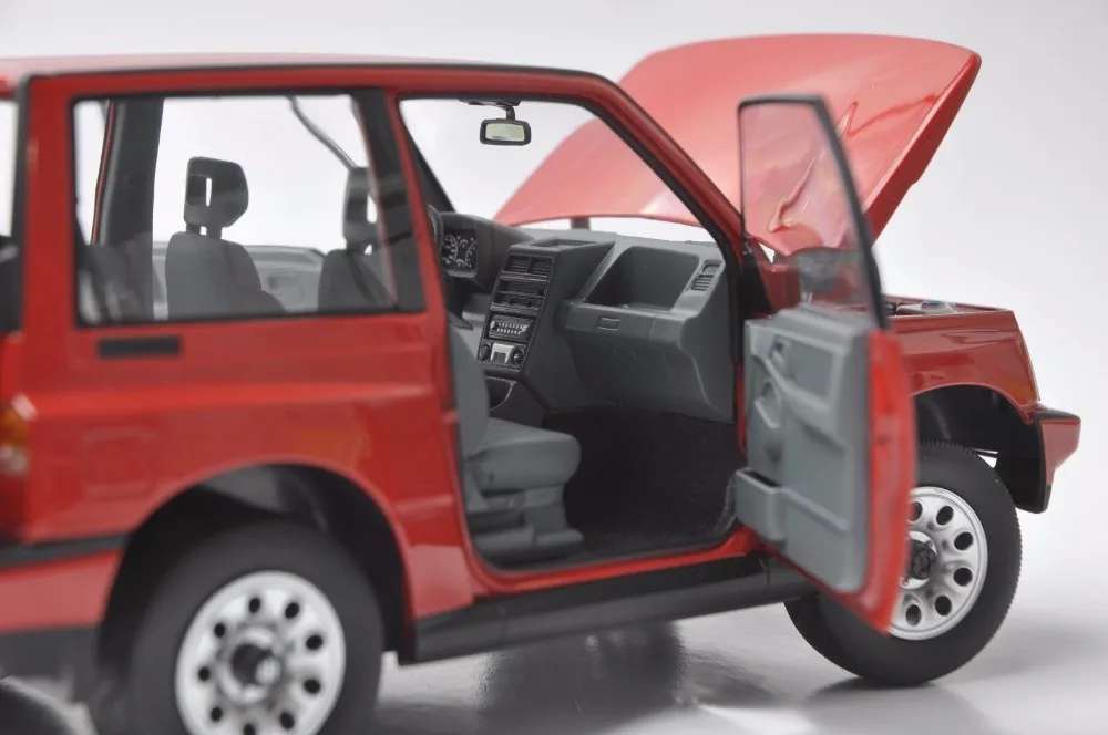 1:18 литья под давлением модель для Suzuki Vitara Escudo 1989 красный сплав игрушечный автомобиль миниатюрный коллекция подарки Gran