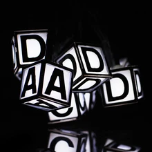 GAOPIN милые Квадратные буквы домашний стол атмосферная Светодиодная лампа для двора, сада, газона дерево куст забор декоративные вечерние светящаяся гирлянда с солнечной батареей