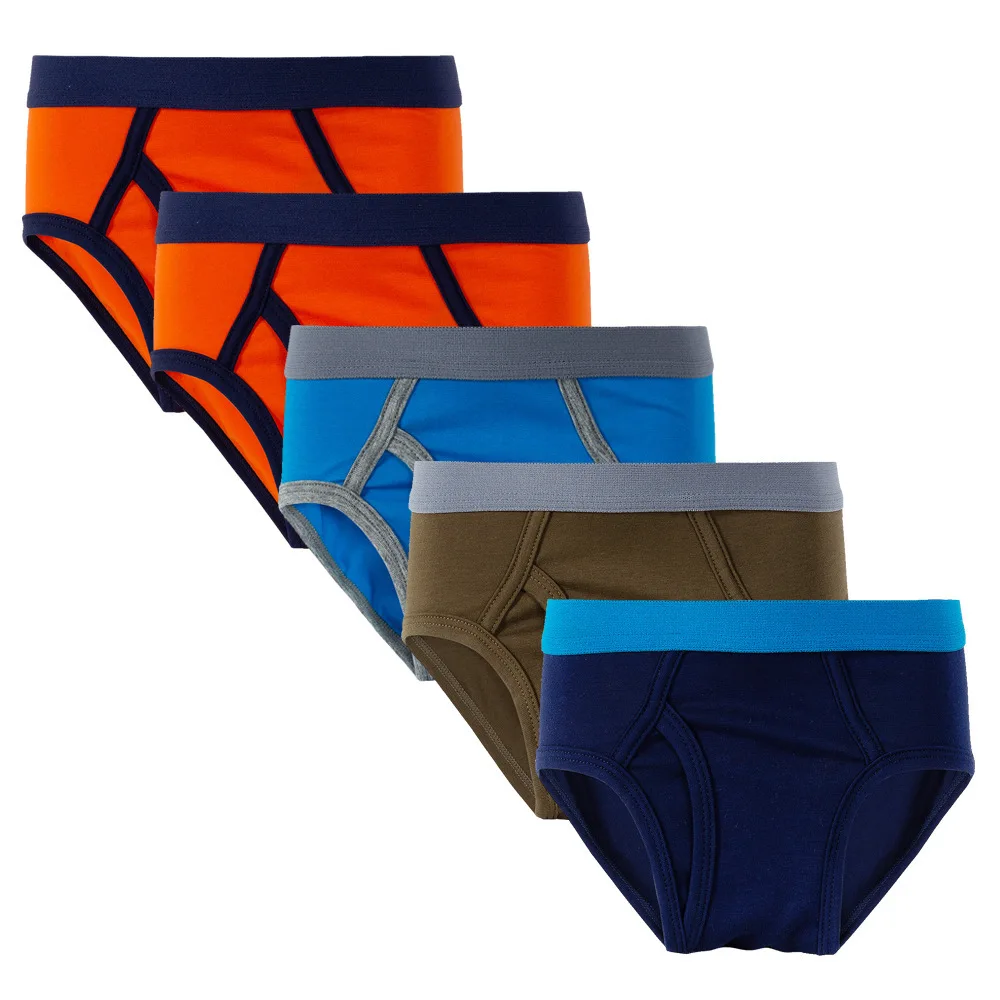 

5 Pieces Boys Cotton Underwear Children Breathable Panties boxers briefs for Boy Kids 2-12 Y Teenager Underwear boys Underpants