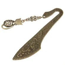 Пустотелая кошачья Закладка винтажная бронзовая книга для документов этикетка DIY подарочные украшения