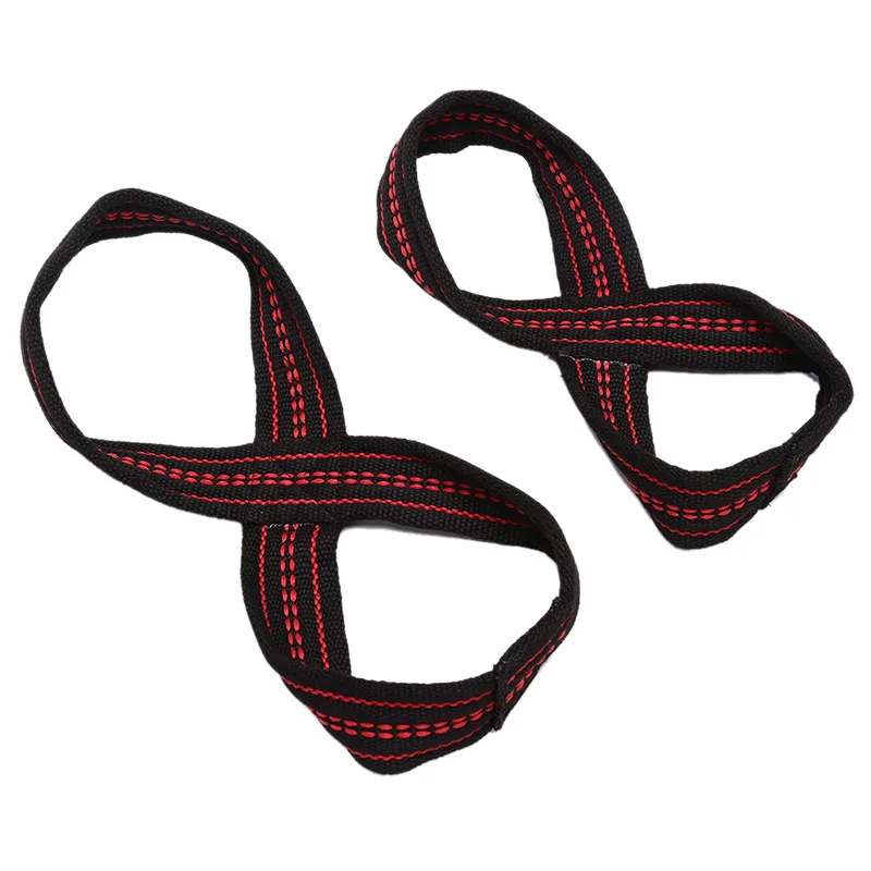 2019 Brace Band Gym Fitness Bodybuilding Equipment Figure 8 Weight Lifting Hand Wrist Belt Protection Body Building Grip Strap