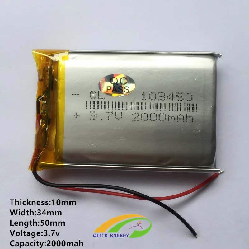Popular 103450 Battery-Buy Cheap 103450 Battery lots from China 103450 ...