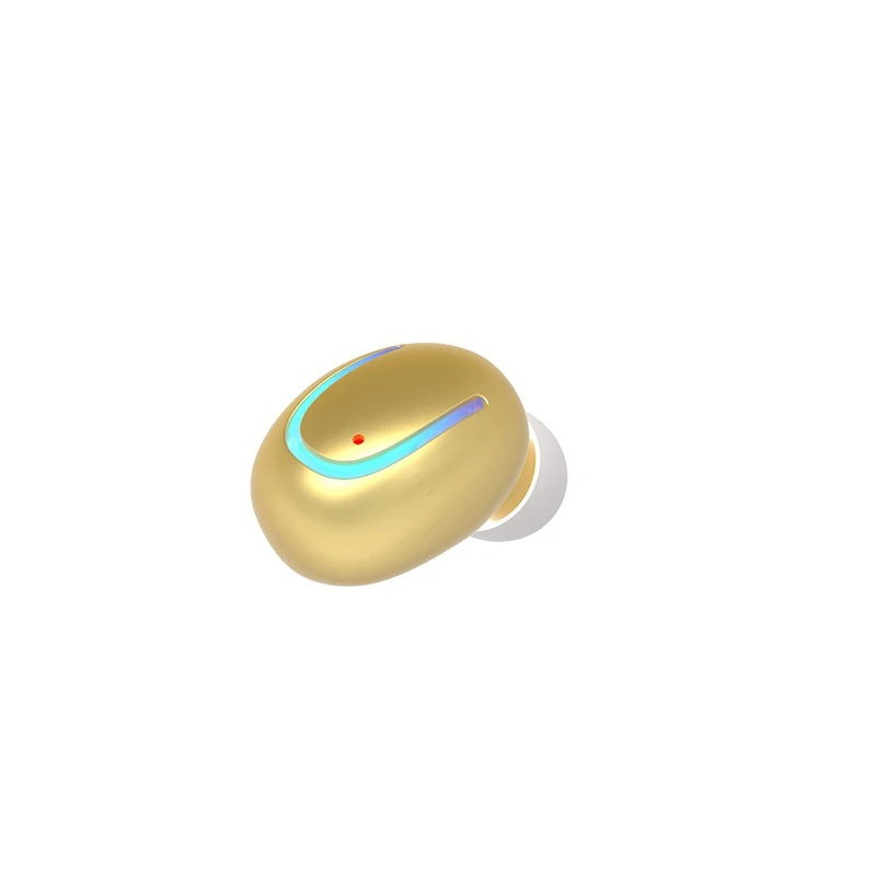 gold 30 шт Мини Q13 Bluetooth Беспроводной наушники-вкладыши наушники громкой связи один подшипник с микрофоном для IOS Android - Цвет: gold