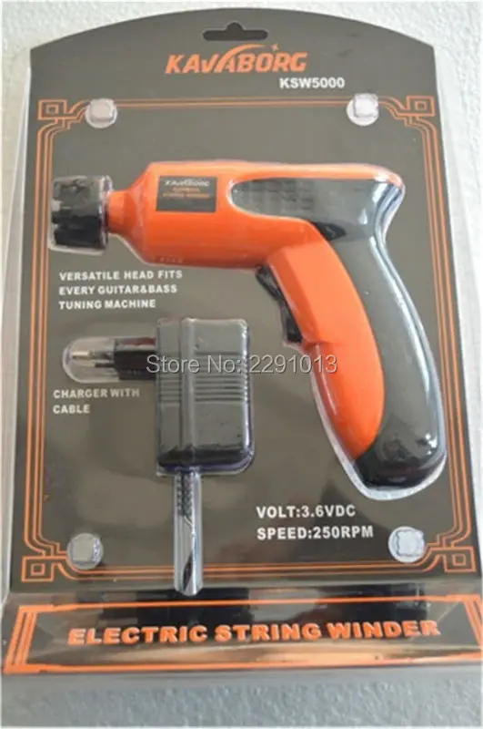 Electric String Winder for all guitar models(Two AA battery NOT included)Versatile head fits all