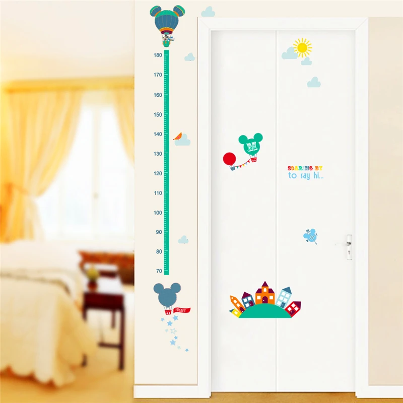 Cartoon Disney Minnie Mickey Mouse Growth Chart Wall Stickers For Kids Room Decor Height Measure Home Living Room PVC DIY Decals Cartoon Disney Minnie Mickey Mouse Growth Chart Wall Stickers For Kids Room Decor Height Measure Home Living Room PVC DIY Decals