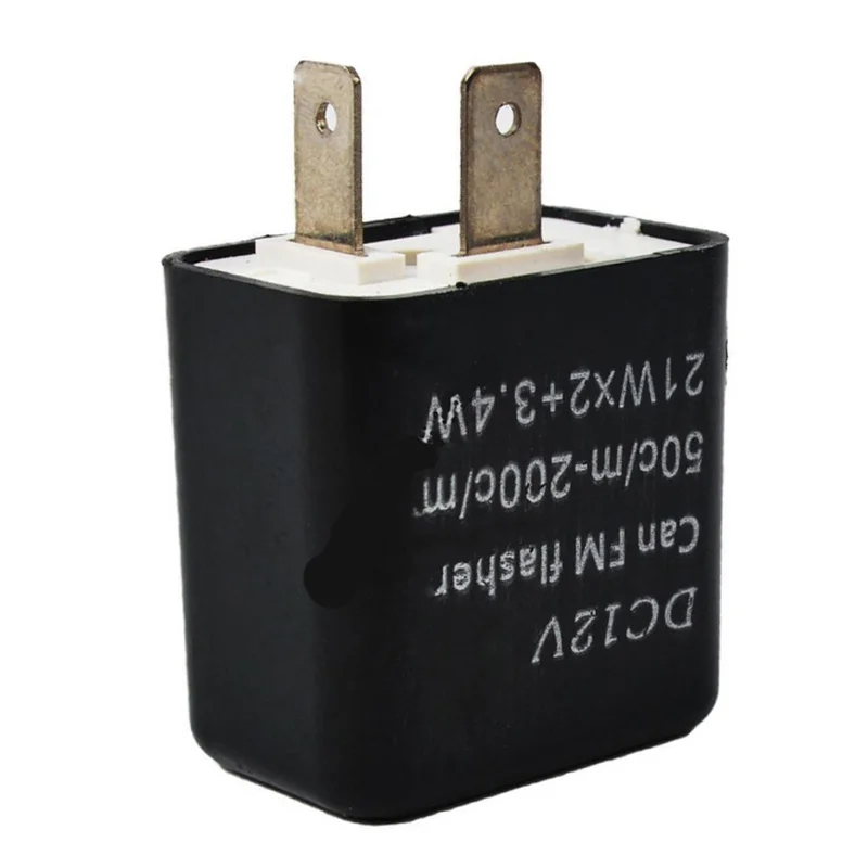 

12V 2-Pins Adjustable Frequency LED Flasher Relay Motorcycle Turn Signal Indicator Motorbike Fix Blinker Indicator Switches