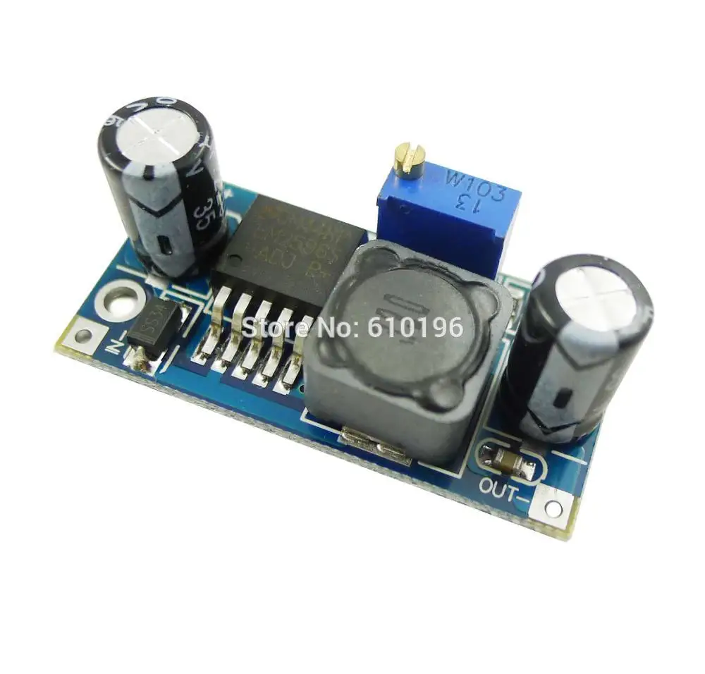 

Aihasd DC-DC 1.25-30V 3A LM2596S Power Supply Buck Module Step Down Adjustable Regulator