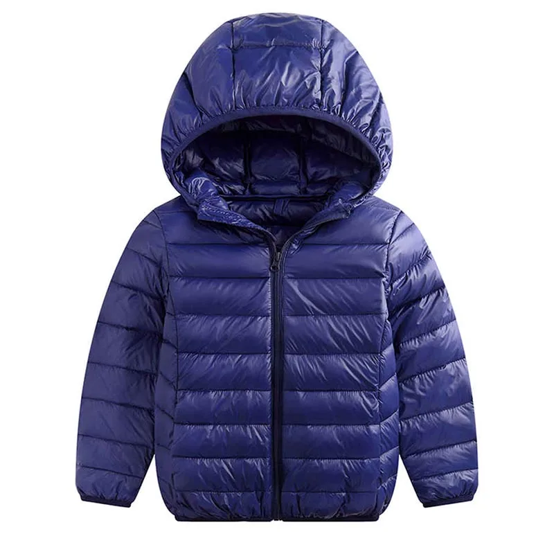 discounted Children Jacket Outerwear Boy and Girl Autumn Warm Down Hooded Coat Teenage Parka Kids Winter Jacke