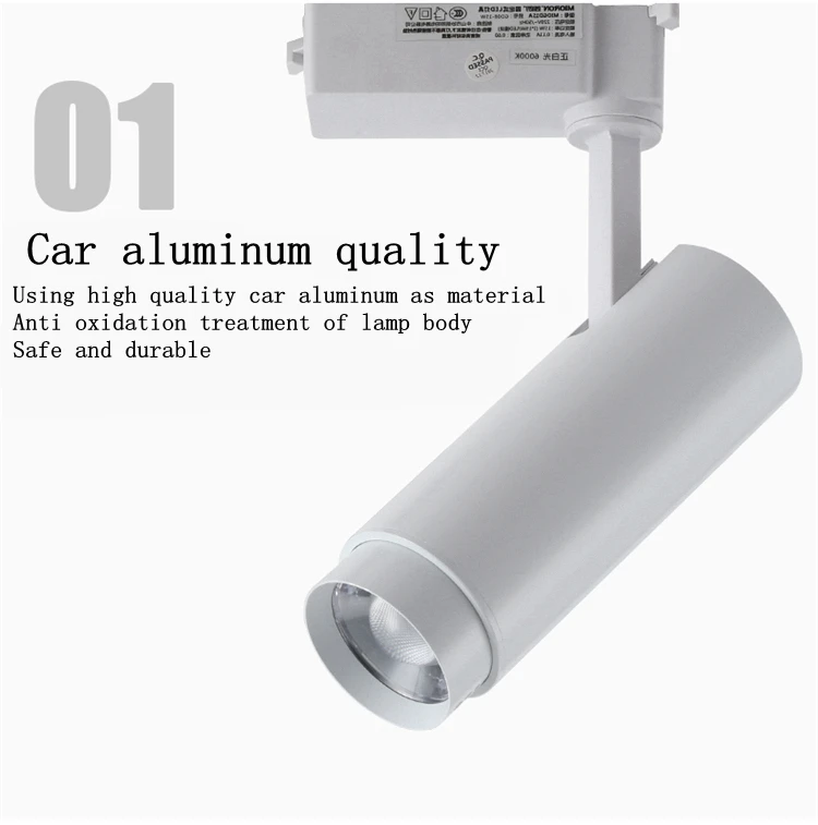 Projectores de Zoom Luzes de Pista Luzes de Guia de Holofotes Tubo de Astigmatismo Roupas Ajustável Holofotes Vento Industrial Led Cob 9 tubo de astigmatismo ajustável, holofotes, vento industrial