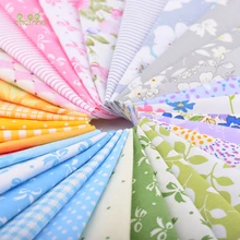 Chainho, 30 шт. Цветочная серия, саржевая хлопковая ткань с принтом, Лоскутная Ткань, сделай сам шитье Стеганные жировые кварталы материал для ребенка и ребенка