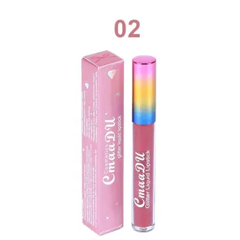 

Diamond Symphony Shiny Matte Metal Lip Gloss Lipstick Moisture Lasting Waterproof Non-Stick Cup Moisturizing Lip Gloss