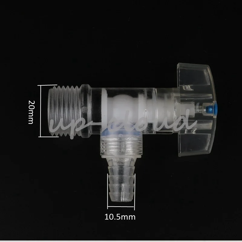 1 шт. прозрачный пластиковый кран 1/" с наружной резьбой pc водопроводной кран садовый оросительный соединитель газовый воздушный шланг водяной клапан