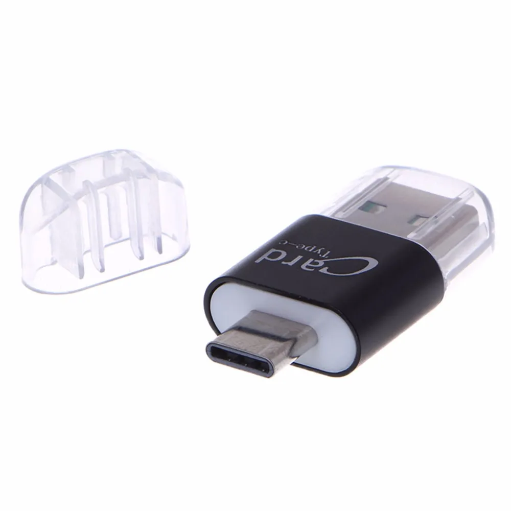 Алюминиевый сплав usb type C OTG Micro SD/TF внешний адаптер для чтения карт памяти