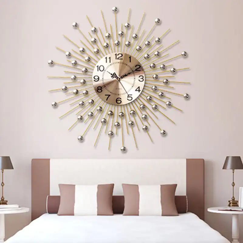 Reloj De Pared Europeo De Hierro Forjado De Lujo Adornos Para