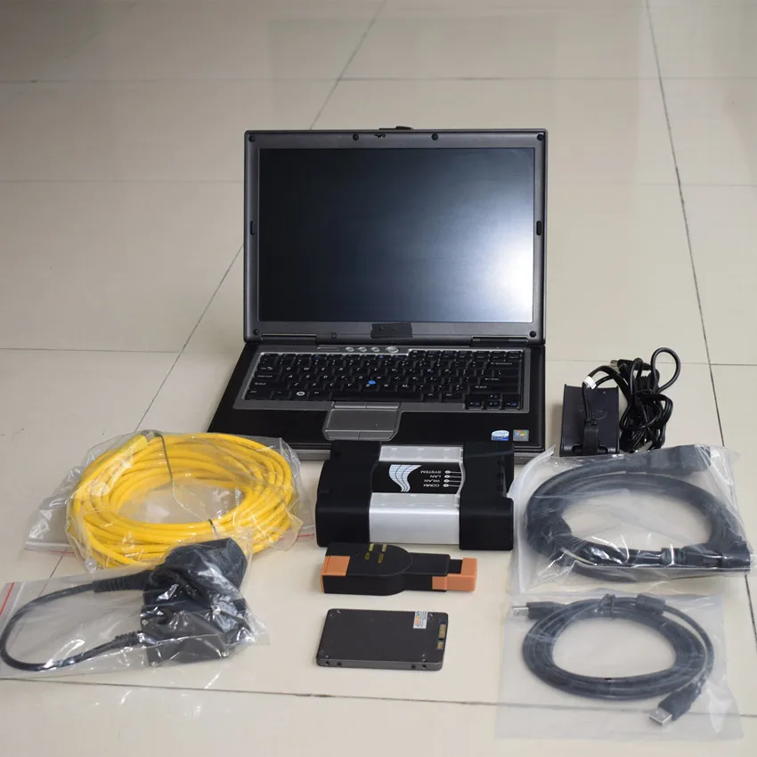 

For bmw icom 2019 next newest version of for bmw icom a3 with laptop d630 4g with software ssd super diagnostic ready to use