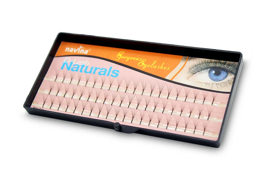 Navina Professional 6D индивидуальные искусственные норковые ресницы для наращивания, натуральные длинные накладные ресницы для прививки, объемные ресницы для макияжа