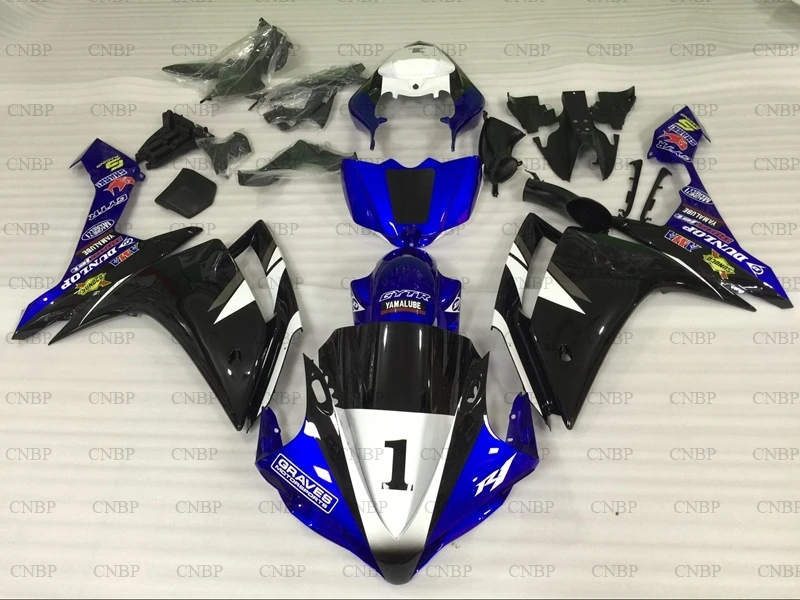 YZFR1 2007-2008 обтекателя YZFR1 2008 Обтекатели YZF1000 R1 07 сине-белые кузов