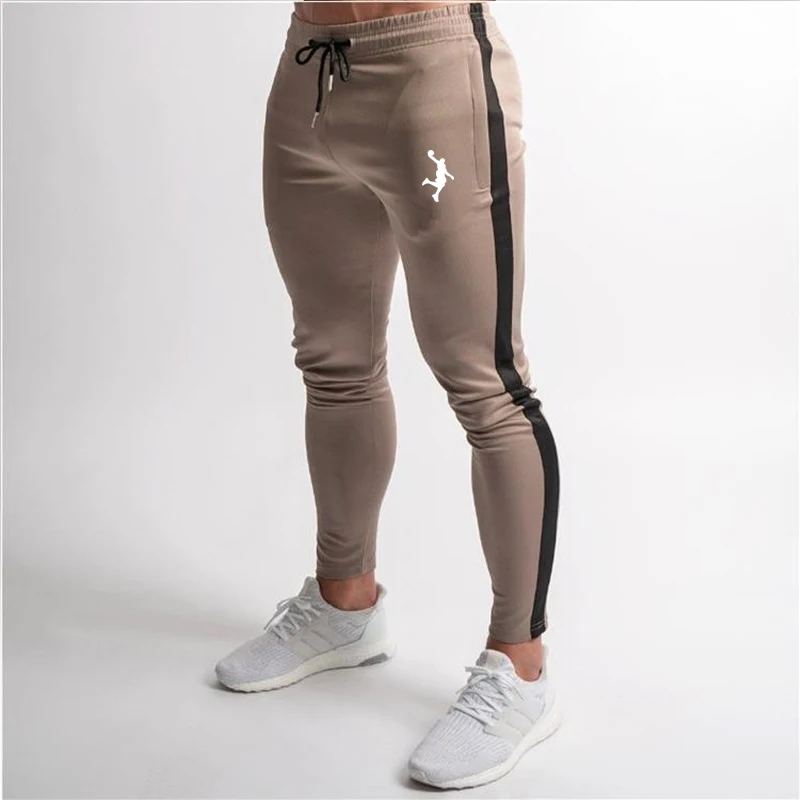 Men's brand luxury sportswear pants casual stretch cotton men's fitness fitness pants tight sports pants trousers jogging pants Men's brand luxury sportswear pants casual stretch cotton men's fitness fitness pants tight sports pants trousers jogging pants