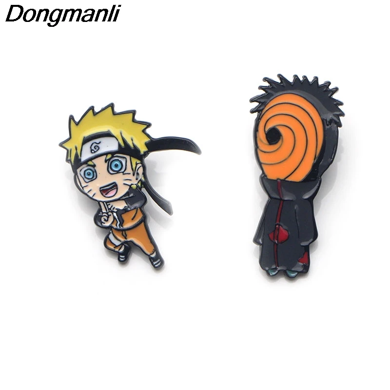 

P3229 Dongmanli Uzumaki Naruto Metal Enamel Pins and Brooches for Women Men Lapel Pin backpack bags Hat badge Gifts