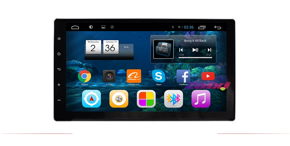 Cheap ZaiXi Car Android System 1080P IPS LCD Screen For Toyota Hilux 2015~2019 Car Radio Player GPS Navigation BT WiFi AUX 1