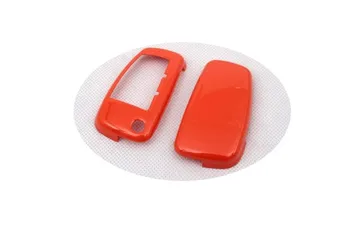 

Gloss ORANGE Remote Flip Key Cover Case Skin Shell Cap Fob Protection Hull S Line for Audi A3 A4 A6 Q5 Q7 TT R8