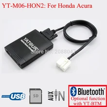 Yatour автомобильный радиоприемник USB SD AUX цифровой интерфейс для Acura Honda Accord Civic CRV Odyssey Pilot