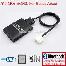 Yatour автомобиль радио USB SD AUX цифровой интерфейс для Acura Honda Accord Civic CRV Odyssey Pilot