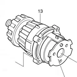 Передач в сборе 125165-8 для Makita 8443 DWDE 8433 DWDE 8413 DWDE BHP460 8443D 8433D 8413D