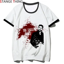 Новинка, футболка Lucifer Morningstar для мужчин/wo для мужчин, забавная футболка с мультяшным принтом, футболка в стиле хип-хоп, дьявол, модные футболки для ТВ-шоу, мужские/женские футболки