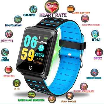 

Smart WristBand Fitness Heart Rate Monitor Blood Pressure Pedometer Health Running Sports Smart Watch Men Women For IOS Android