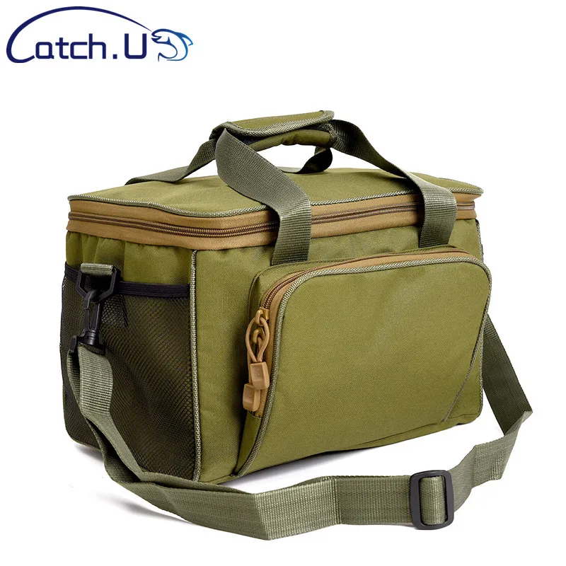 Catch.U Fishing Bags Green One Layer Fishing Backpack Fishing Bag Large