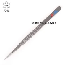 Stainless steel gem & diamond stone tweezers high elasticity jewelry tweezer tools jewelry Anti-skid tools with groove