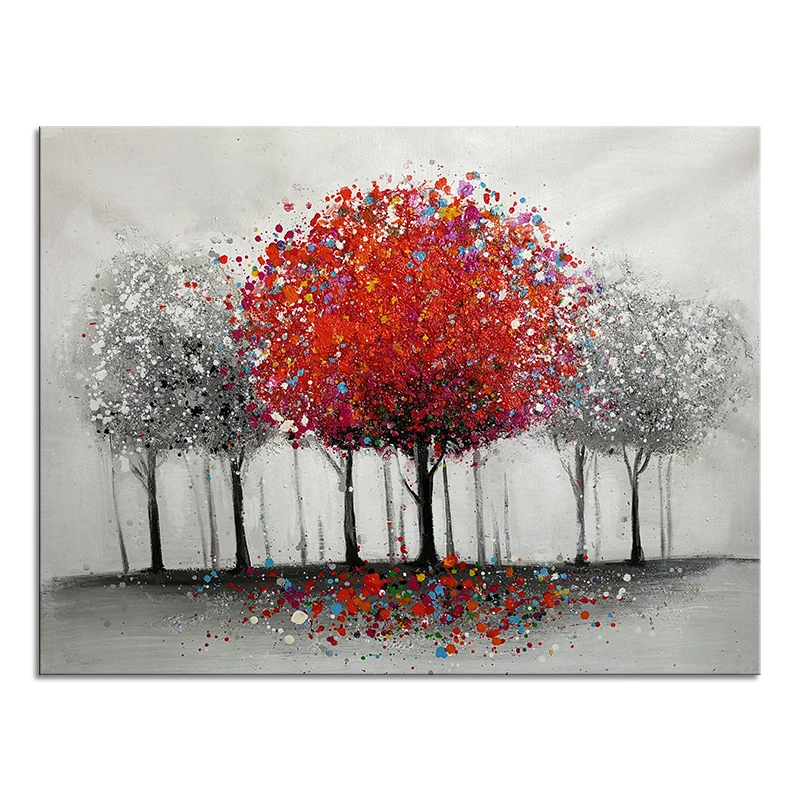 Oil Painting on Canvas Handmade Poster Wall Art Canvas Painting Pictures for Living Room Pure Hand-painted Decoration Picture