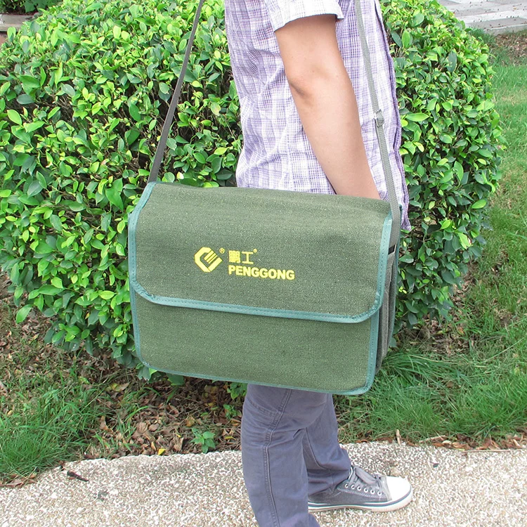 NEW Free shipping Thick canvas electrician bag single shoulder bag
