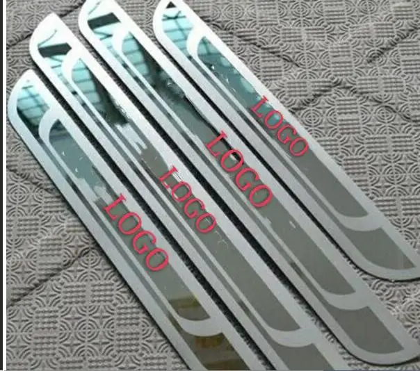 

2008-2017 for Peugeot 206 207 208 307 308s 2008 3008 406 408 508 Stainless Steel Door Sill Plate car accessories car-styling