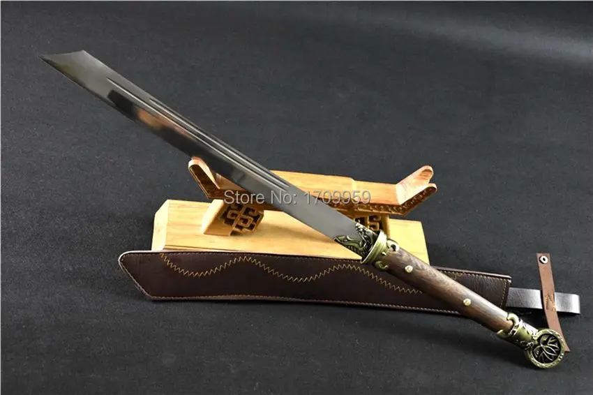 Для китайского кунг-фу Broadsword WuShu Saber Dao Sword острый клинок из марганцевой стали готовый для битвы Азиатский настоящий НОЖ МЕЧИ