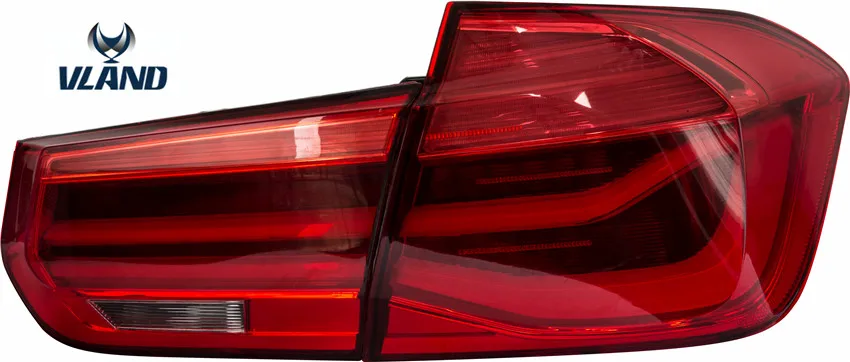 VLAND заводской аксессуар для автомобиля светодиодный светильник s Для BMW F30/F35 светодиодный задний светильник 2013-UP с DRL+ задний и тормозной светильник+ движущийся сигнал поворота - Цвет: RED