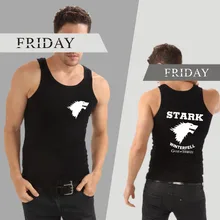 Летняя Игра престолов майка для мужчин Таргариен огонь и крови спортивная сумка Топ жилет хлопок мужская Спортивная майка без рукавов