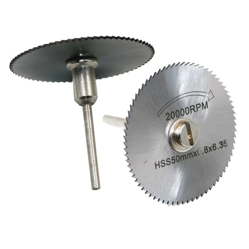7 шт./компл. HSS круглой древесины Резка Режущие диски для роторный инструмент оправки P15