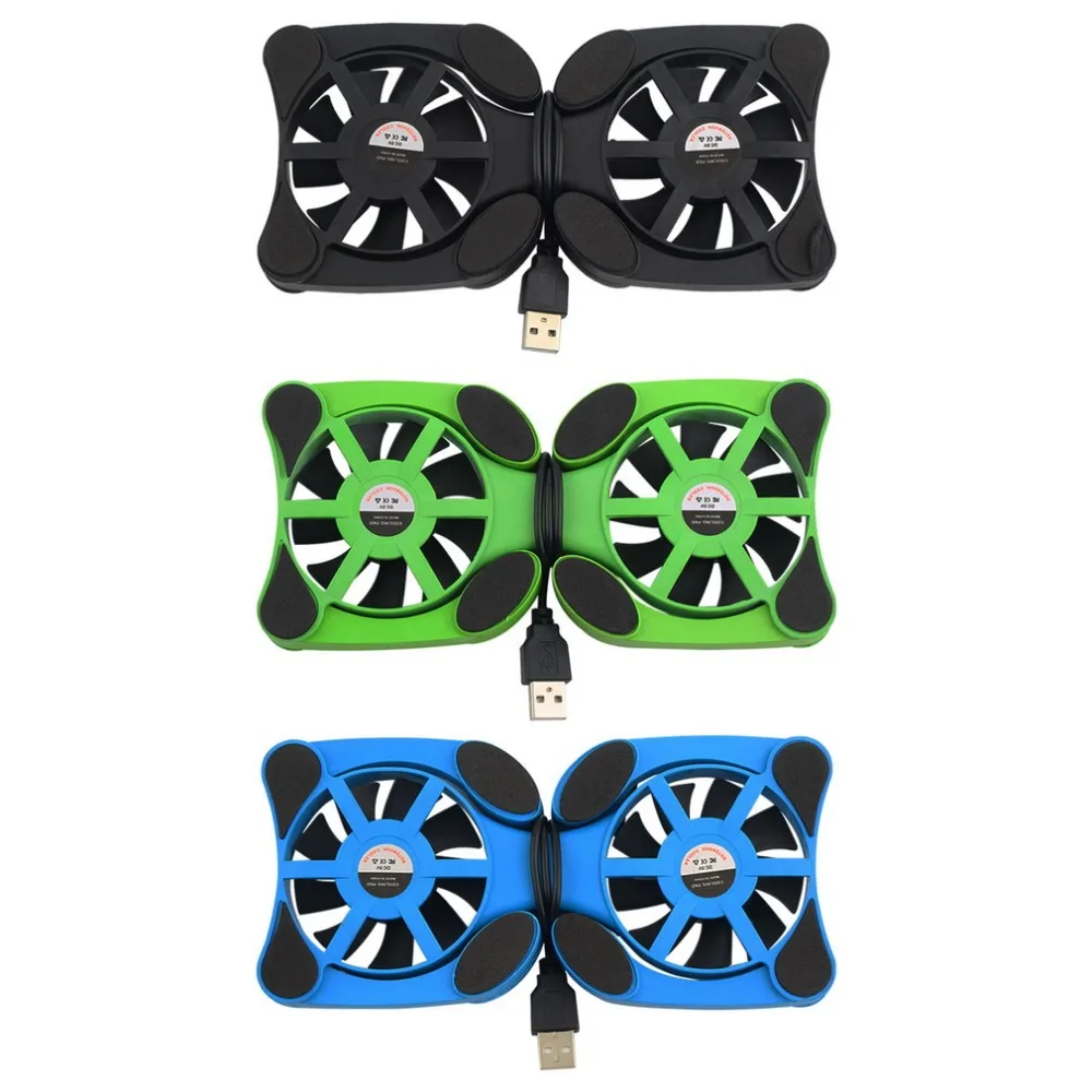 

1pcs laptop cooler Double Fans USB Port Mini Octopus Notebook Fan Cooler Cooling Pad For 7"-15" Laptop Wholesale