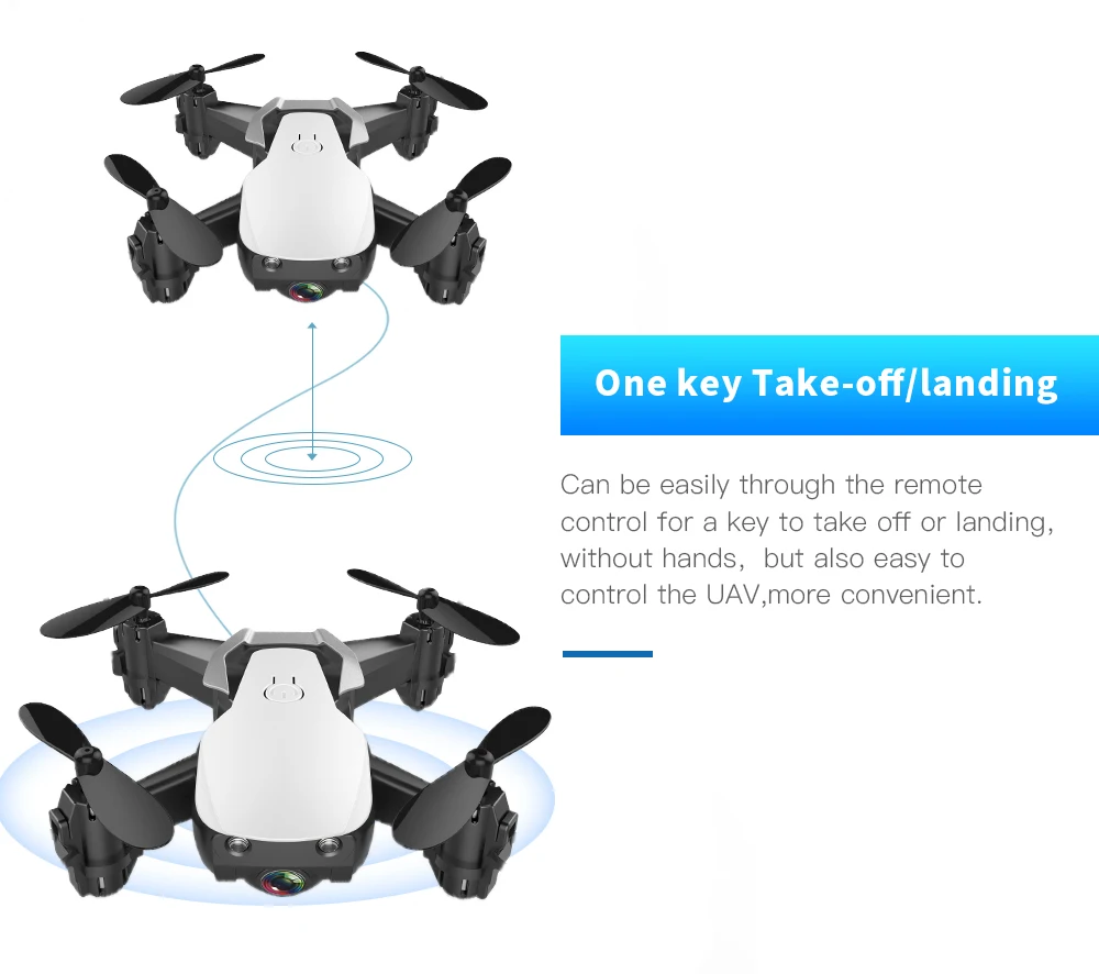 Eachine E61/E61HW пульт дистанционного управления Мини WiFi FPV Радиоуправляемый Дрон Квадрокоптер RTF с hd-камерой режим удержания высоты