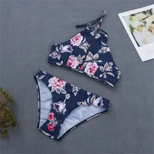 Страуса большой цветочный принт античный пуш-ап утолщение бюстгальтер набор полиэстер летняя пляжная одежда утолщение удобное нижнее белье