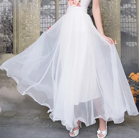 Jupe mousseline blanche Clearance